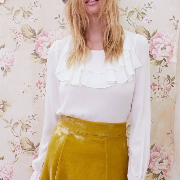 claire ruffle blouse - Picture 3 of 4